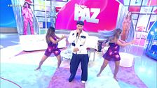Montoya presenta su nuevo single, ‘La mano atrás’, en el plató de ‘El show de Paz’