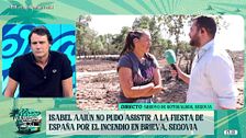 Isabel Aaiún conecta en directo con 'El verano se mueve' para hablar de su ausencia en la fiesta de celebración de la selección española