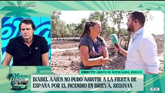 Isabel Aaiún conecta en directo con 'El verano se mueve' para hablar de su ausencia en la fiesta de celebración de la selección española