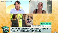 Cristina, la mujer que denuncia que Chenoa tiene a su perra, habla en exclusiva: “He hablado con su hermano”