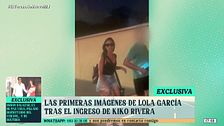 Exclusiva | Las primeras imágenes de Lola García, pareja de Kiko Rivera, tras su ingreso en el hospital