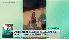Exclusiva | Las primeras imágenes de Lola García, pareja de Kiko Rivera, tras su ingreso en el hospital