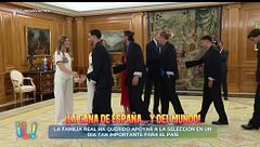 Las imágenes de la visita de los jugadores de la selección española a 'La Zarzuela'