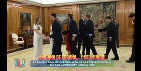 Las imágenes de la visita de los jugadores de la selección española a 'La Zarzuela'