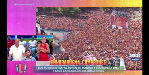 La celebración en Madrid tras ganar el Mundial: de la fiesta de los jugadores en el autobús a la euforia de la afición
