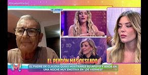 Claudia se pronuncia sobre la relación con su padre: “Si creo que le puede dar celos a mi madre”