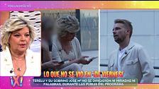 Las imágenes detrás de cámaras de José María Almoguera y Terelu Campos en su entrevista en ‘¡De Viernes!’
