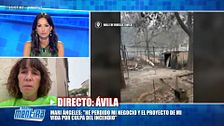 El testimonio de Mari Ángeles, propietaria de un camping evacuado en Ávila por los incendios: "Se han ido 10 años de nuestra vida"