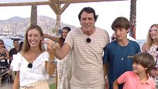 Ion Aramendi y su familia muestran su cariño por Cartagena: “Nos encanta esta tierra”