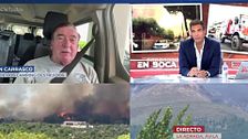 El gerente del Camping de Pelayos de la Presa confirma que el Monasterio de Santa María la Real ha sido arrasado por el fuego