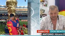 La emoción del abuelo de Pedro Porro: "¿Tú sabes el sentimiento que tiene un abuelo por su nieto?"