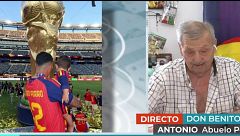 La emoción del abuelo de Pedro Porro: "¿Tú sabes el sentimiento que tiene un abuelo por su nieto?"