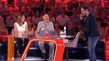 La broma de Juanra Bonet a Eduardo: ‘’De cintura para abajo es alemán’’