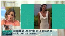Se filtran las fotos de la reboda de Rocío Crusset en Ibiza: "Un fiestón por todo lo alto"