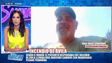 Juan Ángel Izquierdo, vecino afectado por el incendio de Piedralaves (Ávila): "Hay bastantes reactivaciones, pero hay que seguir adelante"