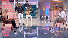 Tenso enfrentamiento entre Myriam y Fer tras ver las imágenes de su primera cita: "¡Eres una embustera!"