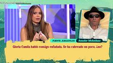 Amador Mohedano revela la conversación que ha tenido con Gloria Camila tras su enfado con él: "Hay cosas que a lo mejor no le han contado"