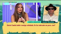 Amador Mohedano revela la conversación que ha tenido con Gloria Camila tras su enfado con él: "Hay cosas que a lo mejor no le han contado"