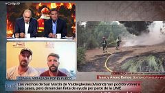 Vecinos de San Martín de Valdeiglesias, uno de ellos bombero forestal, denuncian lo vivido en los incendios: "La UME no nos ha prestado su ayuda"
