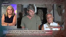 Carlos, vecino de 'El Tiemblo', denuncia haber perdido su casa, calcinada por el fuego, porque la policía no le dejó acceder