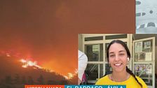Sara, monitora de un campamento desalojado por los incendios: “Pasamos bastante miedo”