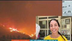 Sara, monitora de un campamento desalojado por los incendios: “Pasamos bastante miedo”