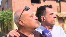 Las lágrimas de Emilio, afectado por los incendios de Ávila: "Que sirva de ejemplo para que no vuelva a pasar"