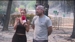 Recorremos el monte quemado de Casavieja (Ávila) con uno de sus vecinos: “Es una catástrofe”