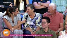 Dos personas del público reciben un regalo tras un duro bache de salud