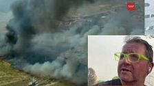 Jorge controla el fuego desde su barco: "El Escorial no iba a arder porque tiene claro el ministro"