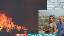 Carles, afectado por el incendio de Castellón: "El fuego era como un torbellino, una furia"