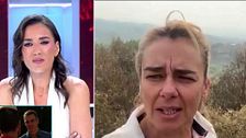 María de la Iglesia se saltó los controles para salvar a sus animales del fuego: "No nos facilitaron nada"