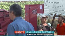Virgilio, vecino indignado tras la visita de Sánchez a los incendios de Castellón: "Para lo que ha hecho, que no venga"