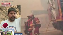 Manolo, voluntario indignado Mijares (Ávila): “La UME a pie de fuego no ha venido”