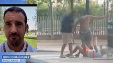 Un hombre argelino multireincidente deja en coma a un vecino de Valencia tras una paliza: las brutales imágenes