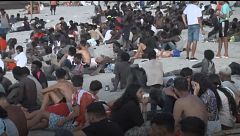 Ceuta, la imagen del colapso y del descontrol: "Esto es calamitoso, una emergencia social"