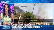 Mar, vecina confinada en Fermoselle (Zamora), cuenta cómo está luchando contra el incendio