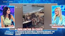 Cristina Cifuentes, tajante ante la situación actual de Ceuta tras la llegada masiva de inmigrantes: "Hay que tomar medidas ya"