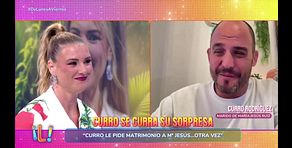 María Jesús Ruiz recibe una especial sorpresa de su pareja, Curro, en el plató de 'De Lunes a Viernes con petición incluida