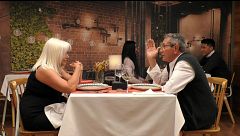 Elena, indignada ante la verborrea de su cita en ‘First Dates’: “Solo falta que le pregunte, si lo ha dicho todo”