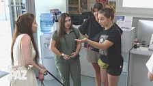 La emotiva reacción de un grupo de personas al presenciar un abandono animal