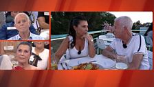 La cita de Juanca y Marina termina con un beso: "Ya sabemos lo que queremos"