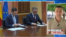 Antonio Maíllo, sobre la cesión del PP andaluz a Vox en violencia de género: “Ya no tiene más que ceder porque ya se lo ha dado todo”