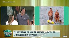 Ion Aramendi y María Amores reaccionan a la pillada juntos en bañador: "No sabíamos nada"