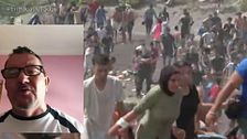 Ramón, vecino de Ceuta, ante la llegada masiva de inmigrantes: “Esto es imposible, están deambulando heridos por las calles”