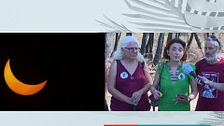 Vecinos de Lozoyuela, en contra del eclipse: "Nos van a quemar la sierra"