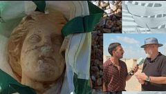 Encuentran una escultura de valor incalculable entre escombros y litronas