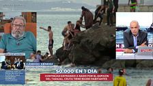 Cándido Méndez analiza la llegada de migrantes a Ceuta: "Espero que no me tachen de facha..."