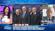 La defensa de Ángel María Villar a Infantino: "Hay críticas no muy bien fundamentadas"