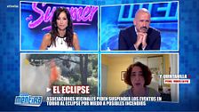 Jaime de los Santos responde a las preocupaciones de 'Monte en pie' ante el eclipse: "Están perfectamente prevenidos"